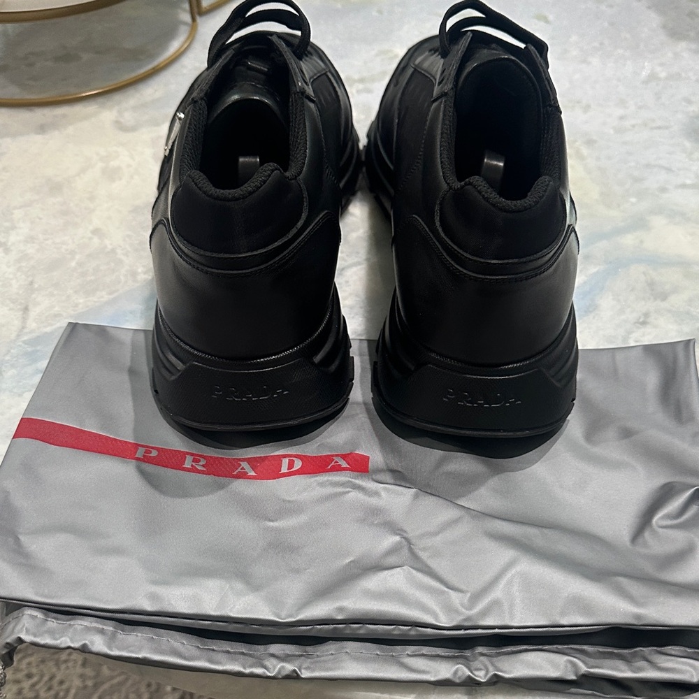 Prada
Men's Prax Triangle Logo Runner Sneakers - Picture 5 of 7